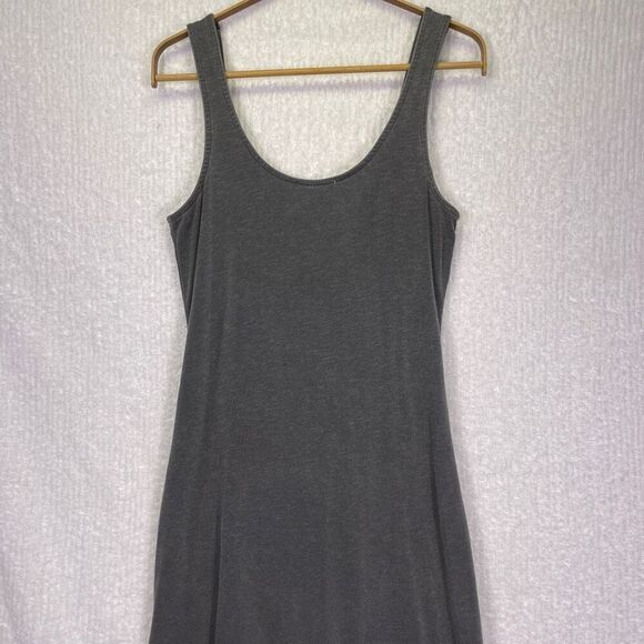 Sundry Gray Twist Front Sleeveless Maxi Dress Size 3 - Picture 8 of 11